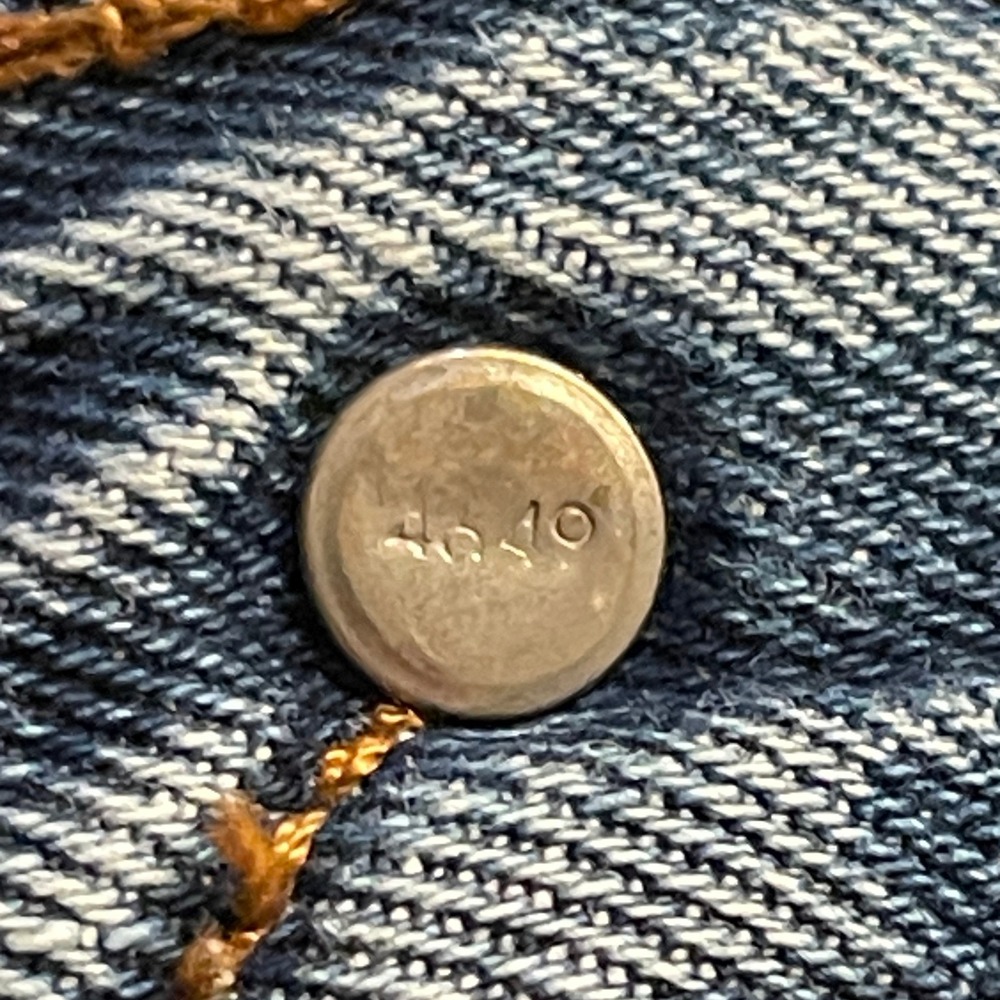 Levis 501 Original Fit Mens Medium Wash Blue Straight Leg Button Fly Jeans 36x32 - Picture 10 of 10